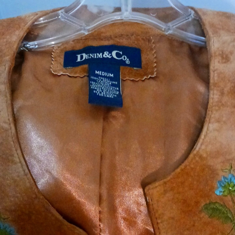 Denim and company suede coat